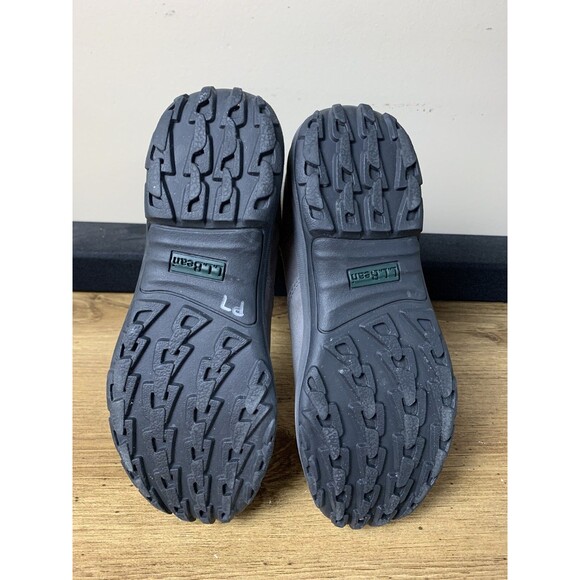 LL Bean Boots Womens Sz 7 Gray Snow Fleece Side Zip Gray Suede - Picture 9 of 11